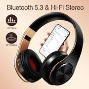 Gold Wireless Headphones