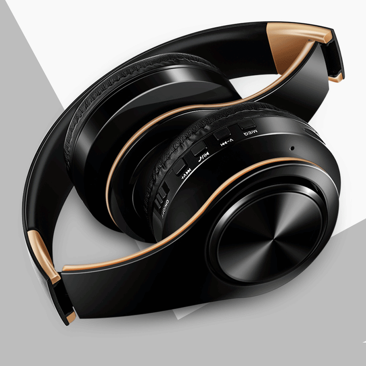 Gold Wireless Headphones