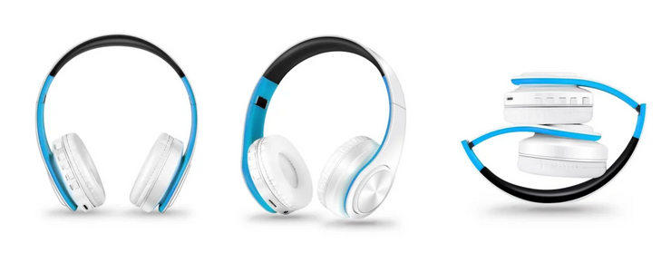 Gold Wireless Headphones